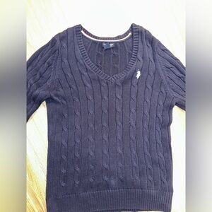 Polo V-Neck Sweater